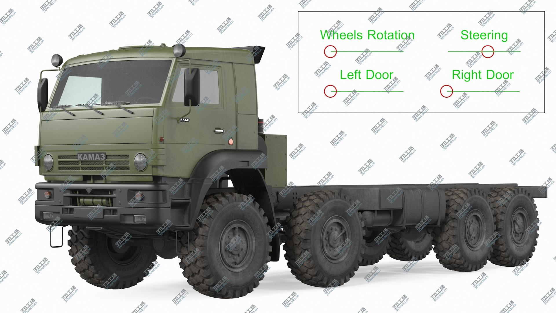 images/goods_img/202104021/3D model Kamaz 6350 8x8 Military Truck Chassis Rigged/3.jpg